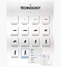 99 Steps of Progress - Technology Poster