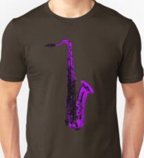 purple saxophone Unisex T-Shirt