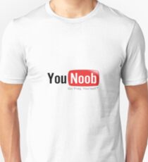Camiseta ajustada YouNoob - Go frag yourself.