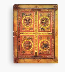Page from the Book of Kells 3 Canvas Print