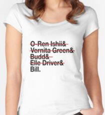 Jetset Death List Five Women's Fitted Scoop T-Shirt