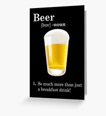Beer Greeting Card