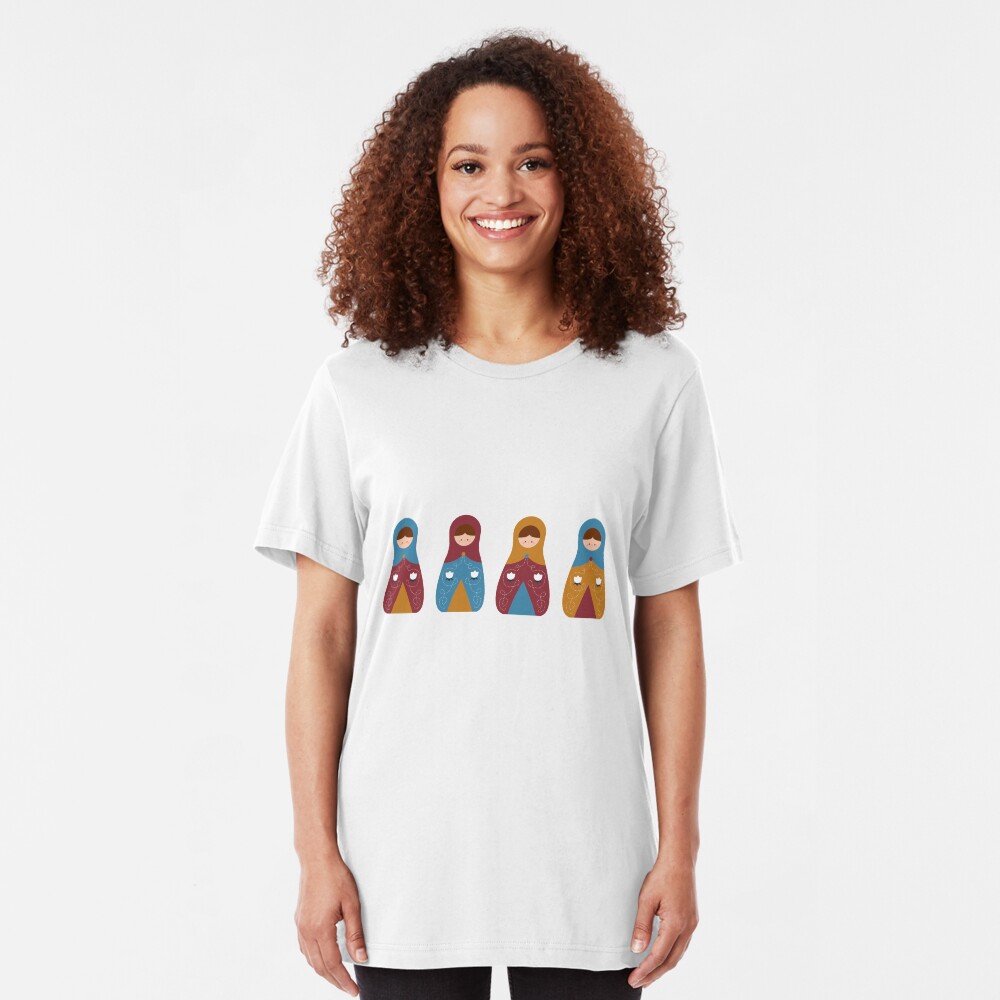 Matrioshkas 2 Slim Fit T-Shirt