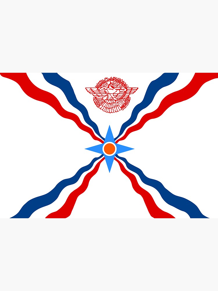 "Assyrian Flag" Sticker by abbeyz71 | Redbubble