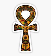 Ankh Detailed RBG Sticker