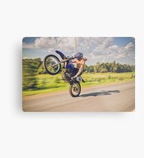 Motocross Metal Print