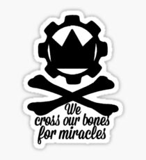 Cross Our Bones Sticker
