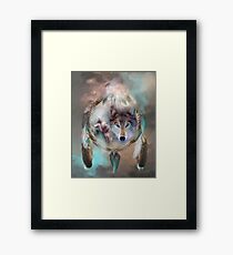 Wolf - Dreams Of Peace Framed Print