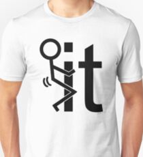 Adult Humor Stick Figure Unisex T-Shirt