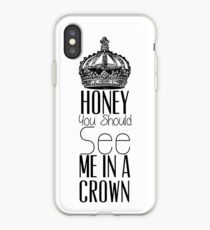 "Honey you should see me in a crown" Moriarty quote from Sherlock (BBC) iPhone Case