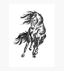 Sumi-e Horse Photographic Print