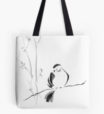 Sumi-e Bird Tote Bag