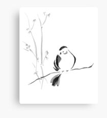 Sumi-e Bird Canvas Print