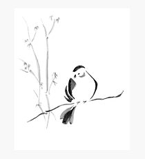 Sumi-e Bird Photographic Print