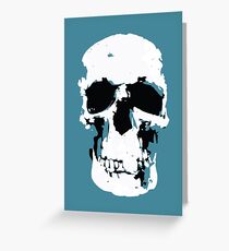 Sherlock Skull Wall Hanging Greeting Card
