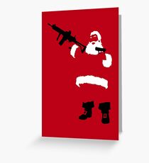 Bad Santa Greeting Card