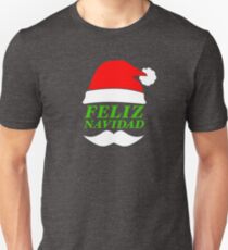 Feliz Navidad Santa Unisex T-Shirt