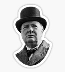 Sir Winston Churchill Sticker