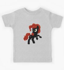 Black Widow Pony Kids Tee