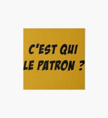 Lámina de exposición c'est qui le patron