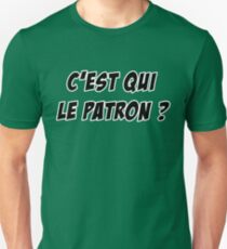 Camiseta unisex c'est qui le patron