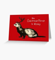 The Christmas Ferret Greeting Card