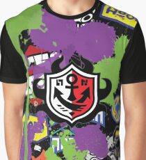 Splatoon Inspired: Ink Splat Brand Graphic T-Shirt