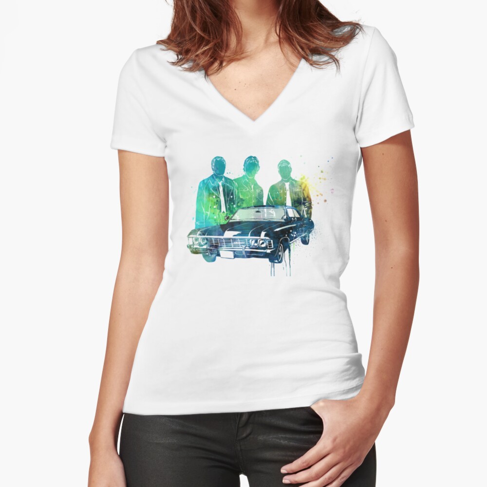 Supernatural Fitted V-Neck T-Shirt