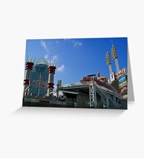 Reds Stadium Cincinnati Greeting Card