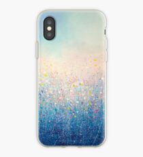 Vinilo o funda para iPhone Temprano en la mañana, azul de invierno
