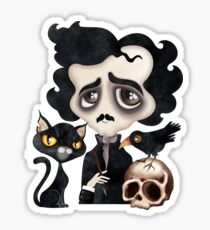 Edgar Poet Sticker