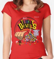Gomu Fruity Devils Tailliertes Rundhals-Shirt