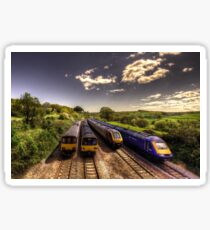Summer Saturday at Aller Junction Sticker