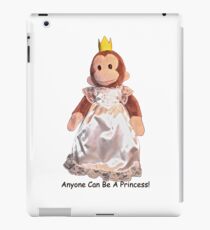 Anyone Can Be A Princess! - Black Text iPad Case/Skin