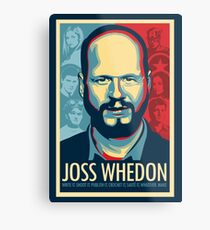 Joss Whedon Is My Master Now Metal Print