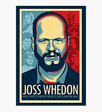 Joss Whedon Is My Master Now Photographic Print