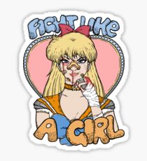 Sailor Moon - Fight Like A Sailor (Sailor Venus) Sticker