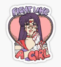 Sailor Moon - Fight Like A Sailor (Sailor Mars) Sticker
