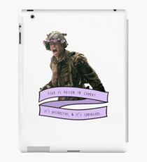 Fear is Poison iPad Case/Skin