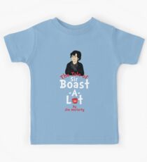 The Tale of Sir Boast-A-Lot (Vertical Variant) Kids Tee
