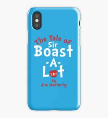The Tale of Sir Boast-A-Lot (Just Title Variant) iPhone Case