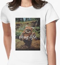 Ewok Thug Life Women's Fitted T-Shirt