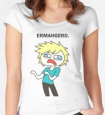 Ermahgerd Women's Fitted Scoop T-Shirt