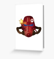 Power Star Armor Greeting Card