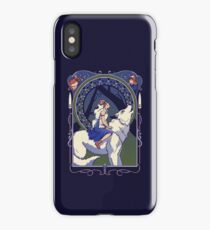 Wolf Princess Nouveau iPhone Case