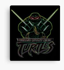 Neon Raphael - TMNT Canvas Print