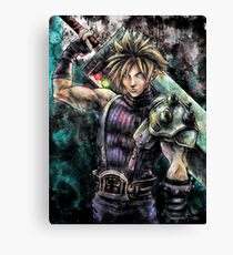 Cloud Painting Portrait Canvas Print