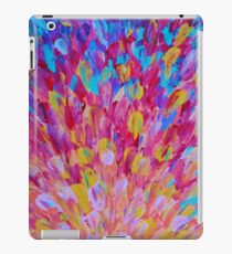 SPLASH, Revisited - Bold Beautiful Feminine Romance Ocean Beach Waves Abstract Acrylic Magenta Crimson iPad Case/Skin