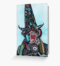 TOM BAKER THE WIZARD Greeting Card