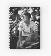 Faces of Kuta #03 ... Deep in thought Spiral Notebook